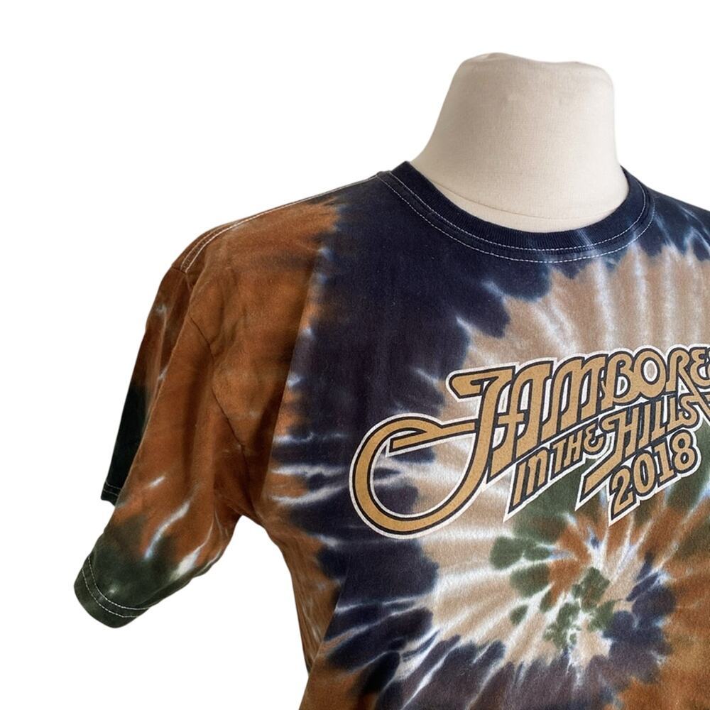 JAMBOREE IN THE HILLS Tie-Dye Graphic T-Shirt Boyz Sz XL Music Festival - Picture 2 of 7